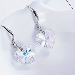 Heart Crystal Earrings